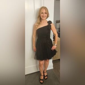 Aidan Mattox Black Dress